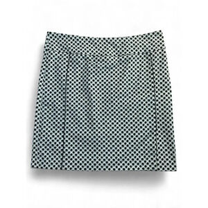 Margaret M Slimming Pencil Skirt Grey & White Patterned Stretch Pull On